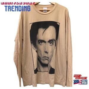 90S Iggy Pop The Stooges Punk Band Shirt Cramps Classic Tshirt